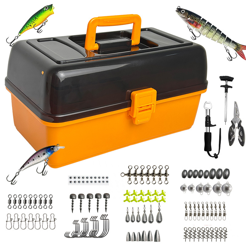 Fishing Hook - Grote vierlaagse outdoor visserij softbait loodkop