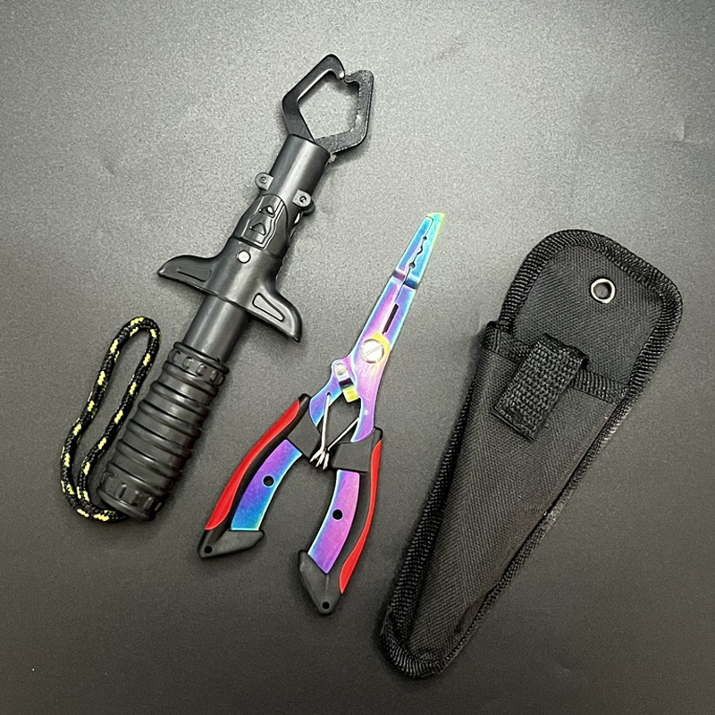 Fishing Hook Sharpener - Visserijtang en gripset, vislipgrijper met vistang,