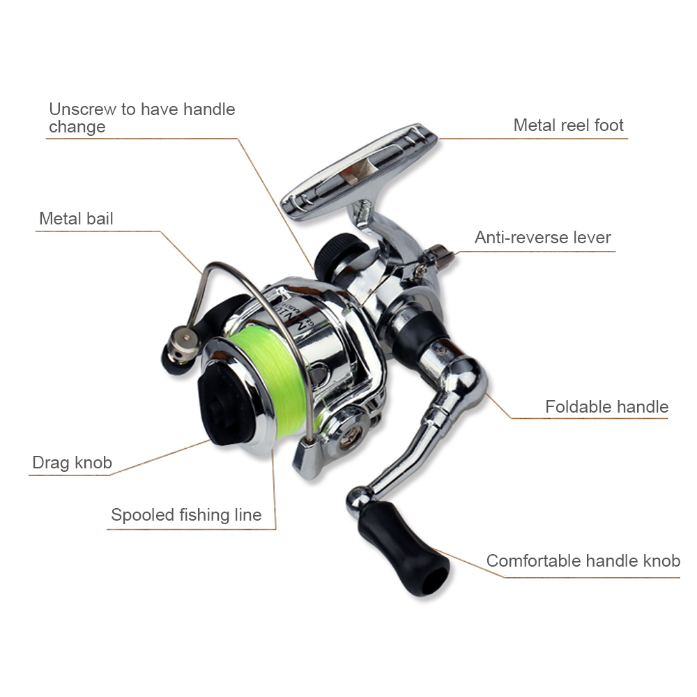 Pocket Opvouwbare Hengelmolen  - Penn Reel Fierce recensie en prijs