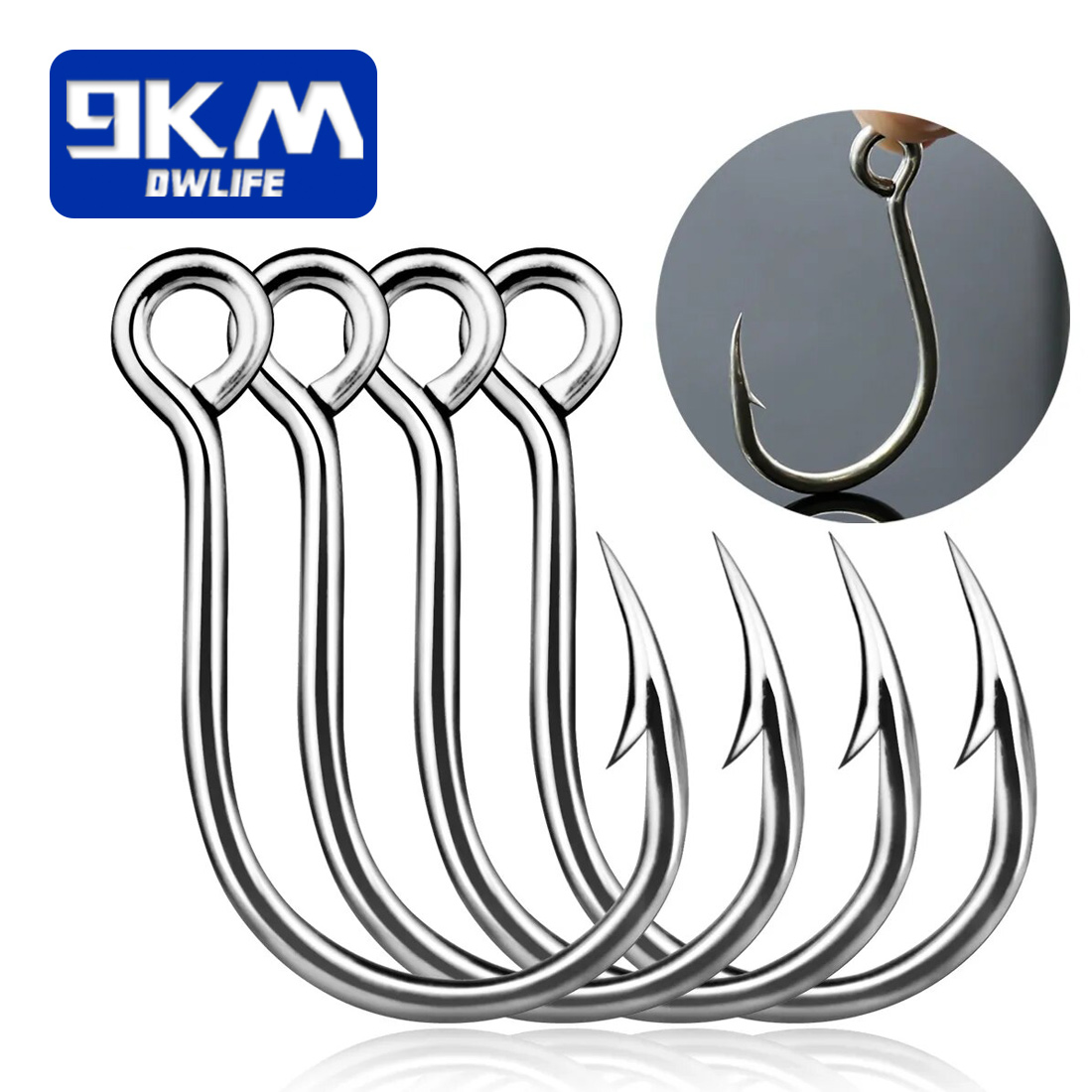 9KM Vishaken 25 Stuks Jig Haak - Fishing Hook Barbless recensie en prijs